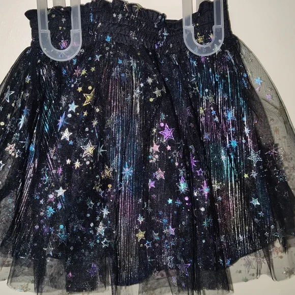 Hannah Banana Black and Purple Starry Kids Matching Set - Picture 6 of 7